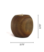 WoodOrb Candle Holder Set (Set of 3) ⭐