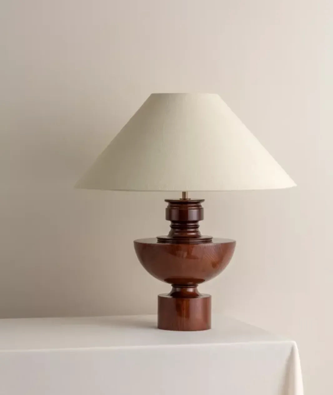 Red Rock Wooden Table Lamp