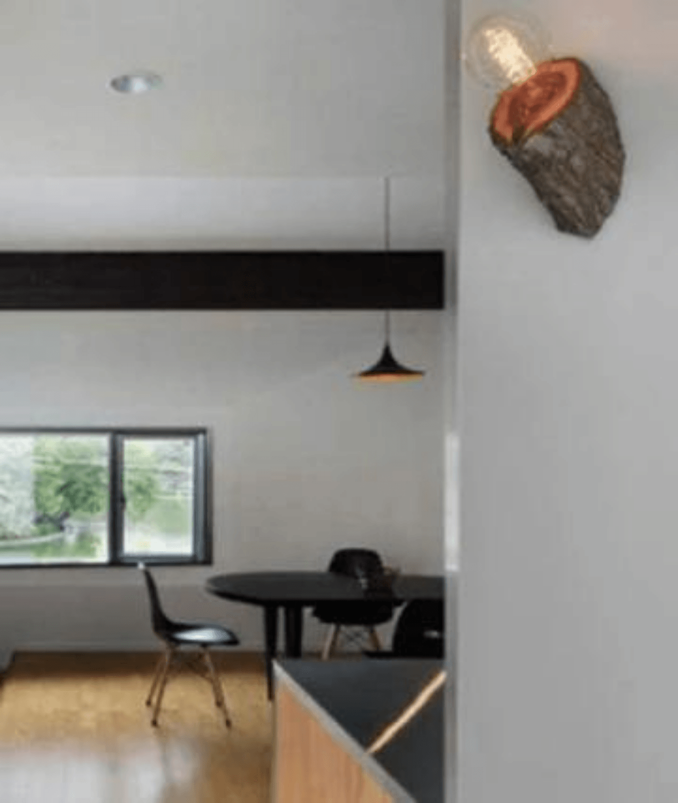 Natural Wood Wall Sconce