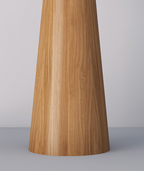 Wooden Tipped Hat Floor Lamp