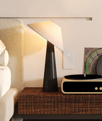 Wooden Tipped Hat Floor Lamp