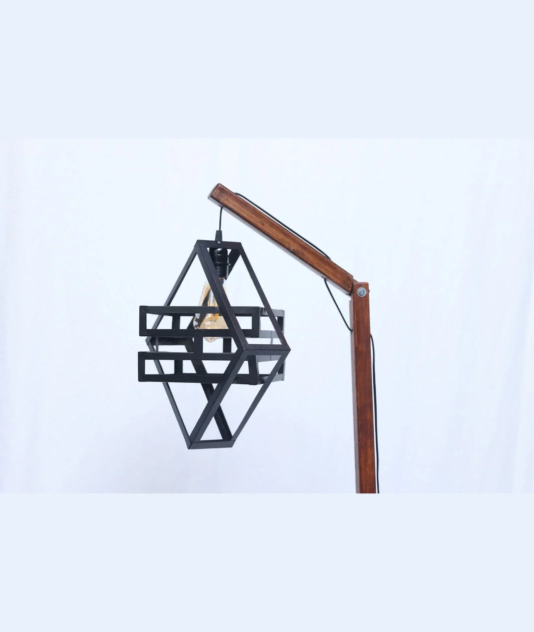 The Happy Floor Wooden Lamp