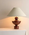 Red Rock Wooden Table Lamp