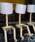 Classic Wood Glow Table Lamp