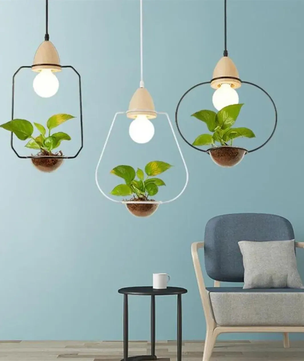 LED Hanging Plant Pendent Light