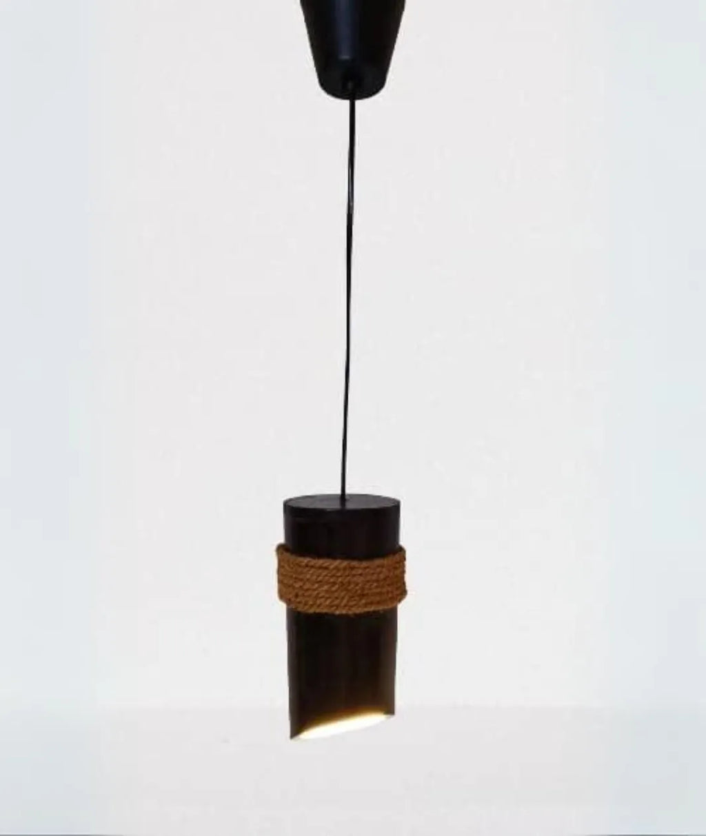 Original Bamboo Style Hanging  Wooden Lamp