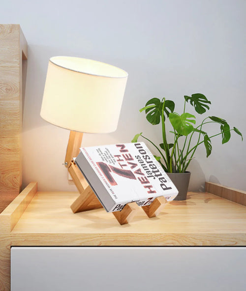 Classic Wood Glow Table Lamp