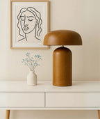GlowCap Wooden Lamp
