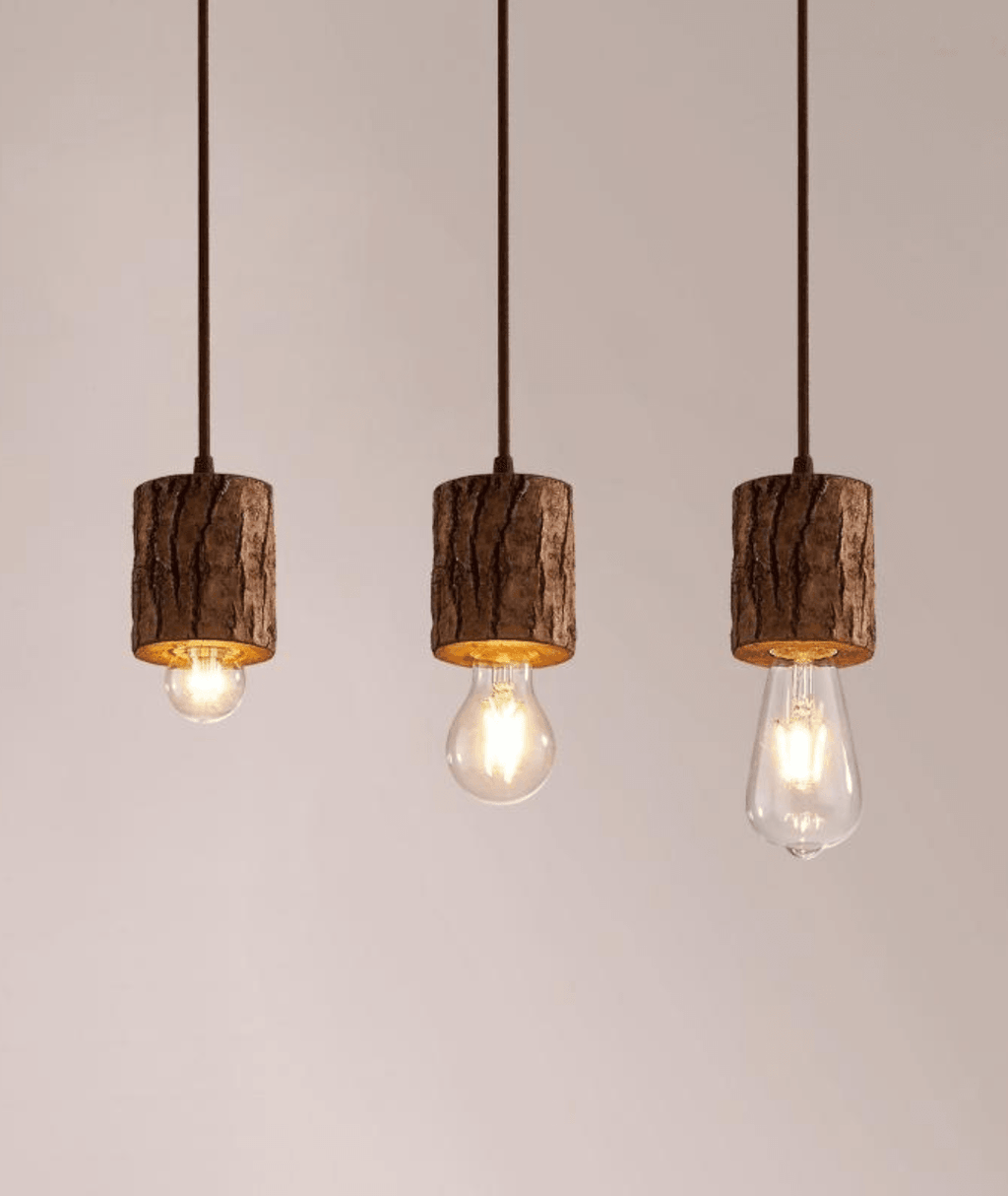 Woodpecker Timber Stump Pendant light