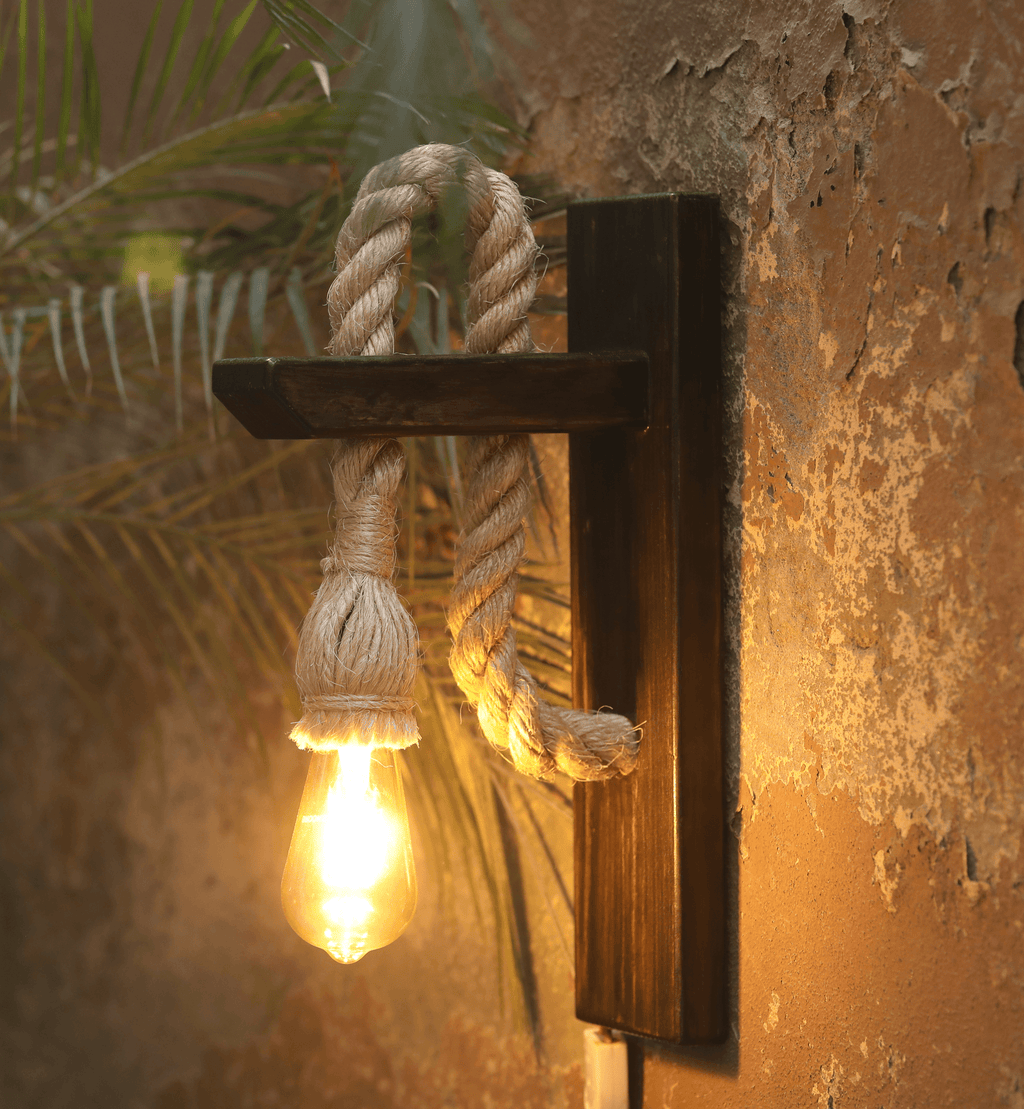 Rope Wall Hanging Sconce