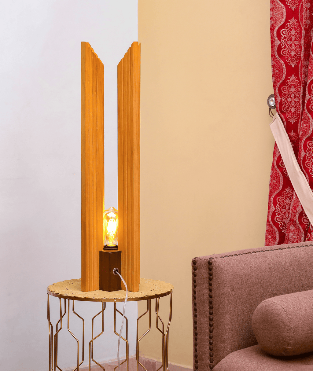 Architectural Wooden Lamp