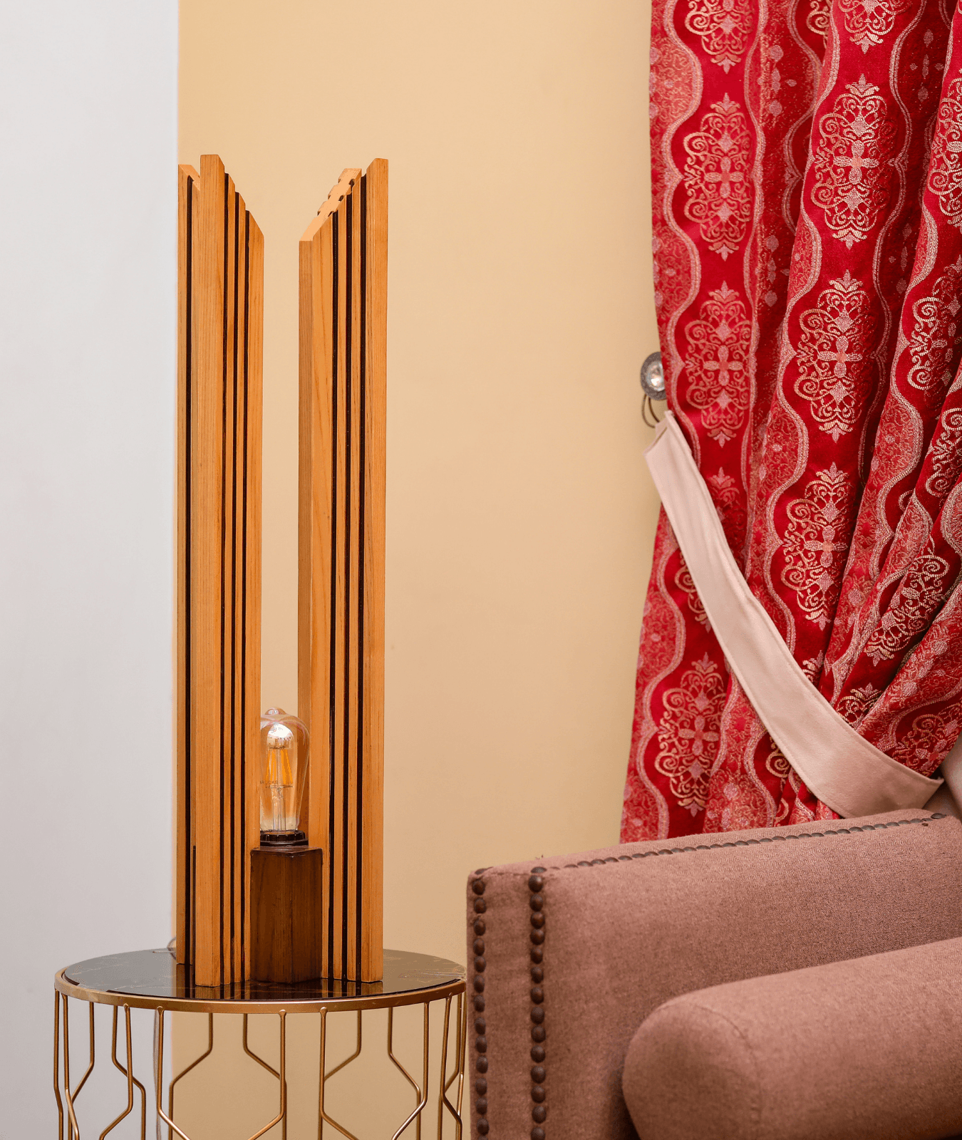 Architectural Wooden Lamp