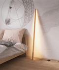 Nordic Vertical LED Wooden Standing Indoor Lamp