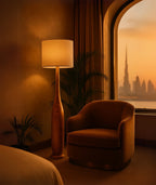 Modern Wooden Briar Standing Lamp