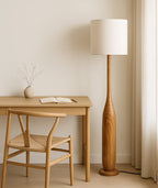 Modern Wooden Briar Standing Lamp