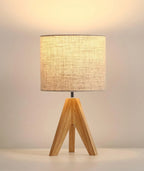 Dewenwils Tripod Wooden Lamp