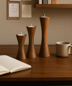 Wooden Candle Holder