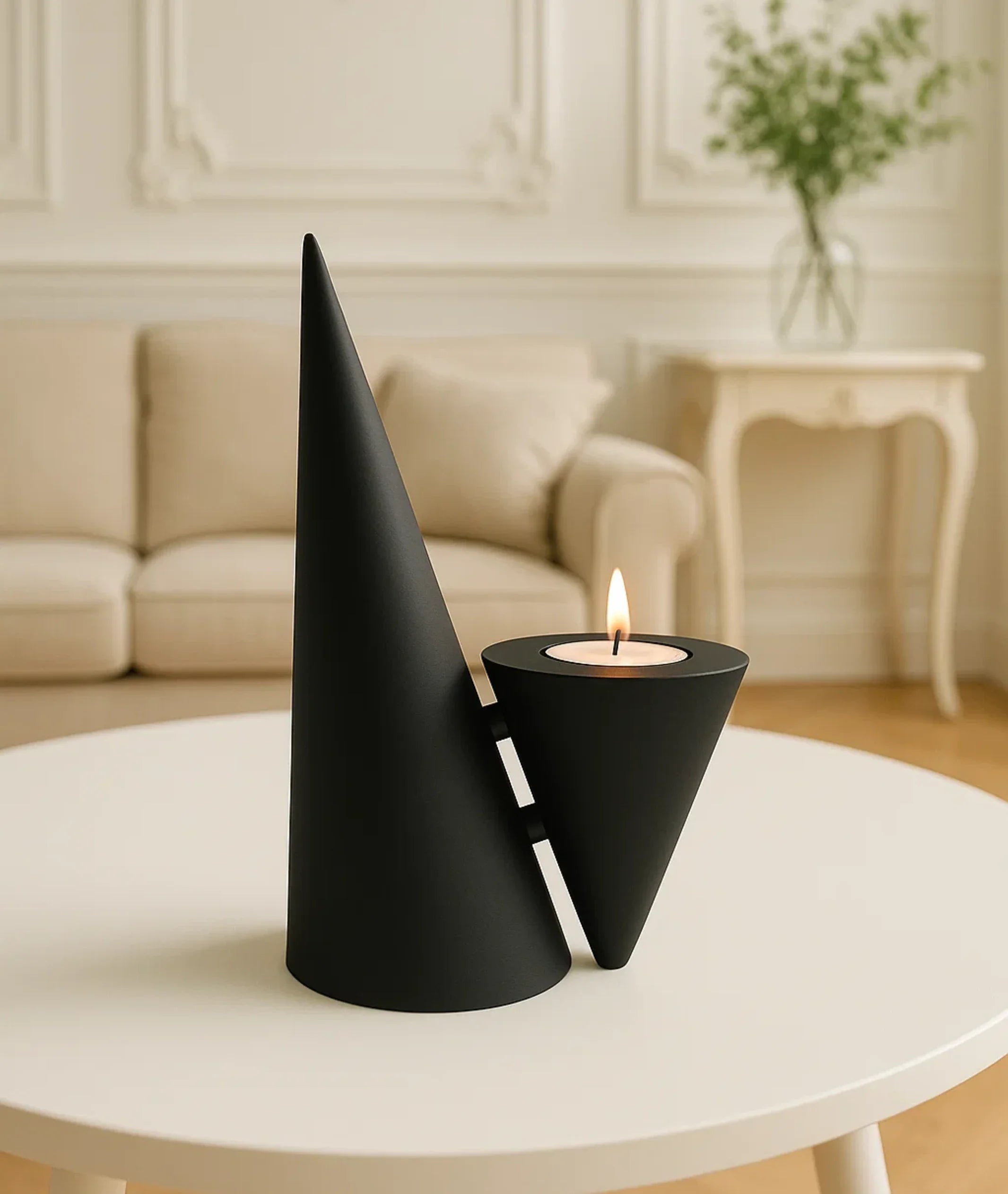 Modern Wooden Tealight Candle Holder