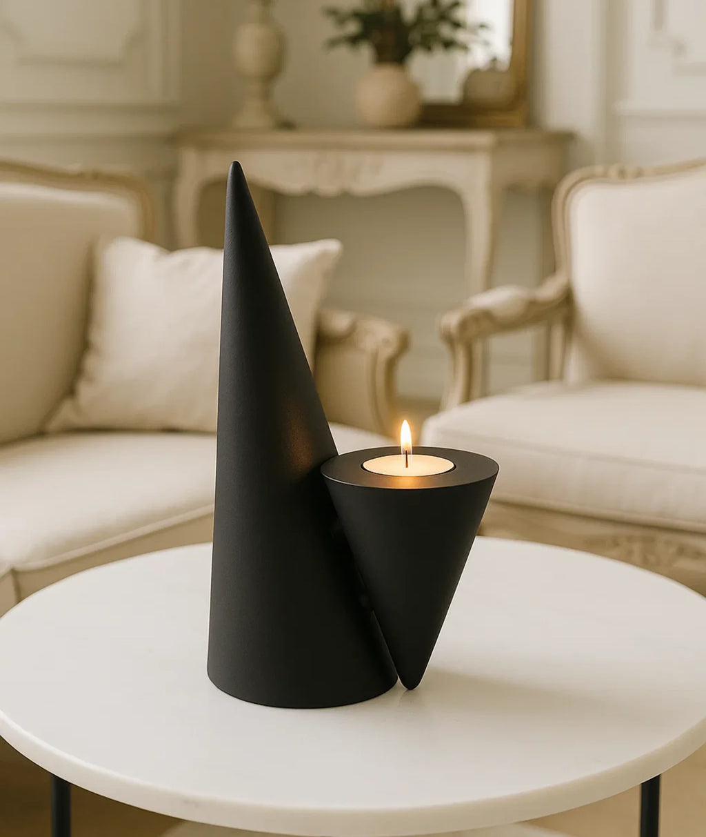 Modern Wooden Tealight Candle Holder