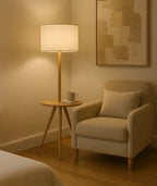 Pure Wood Tripod Lamp