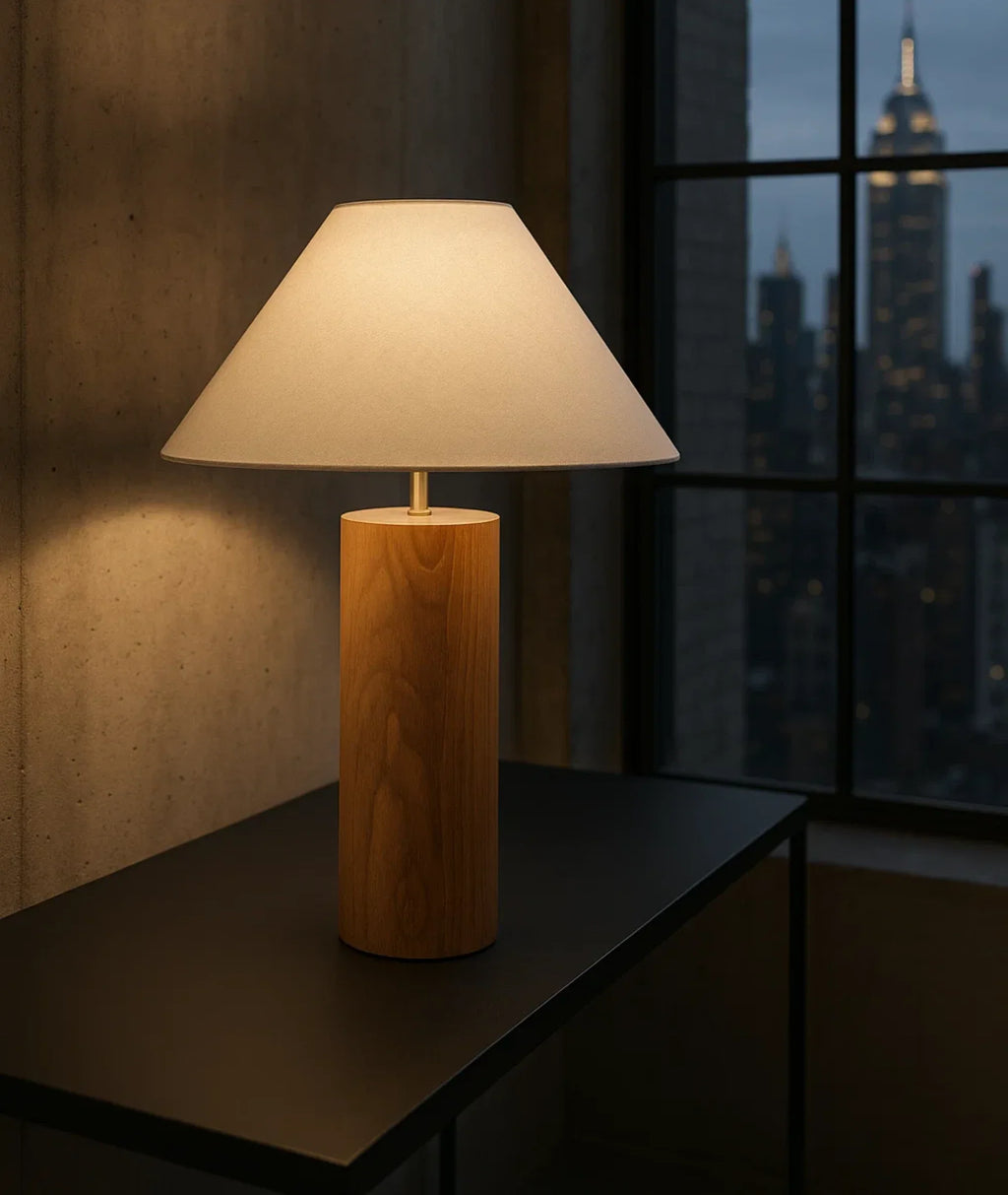 Rambo Wood Table Lamp