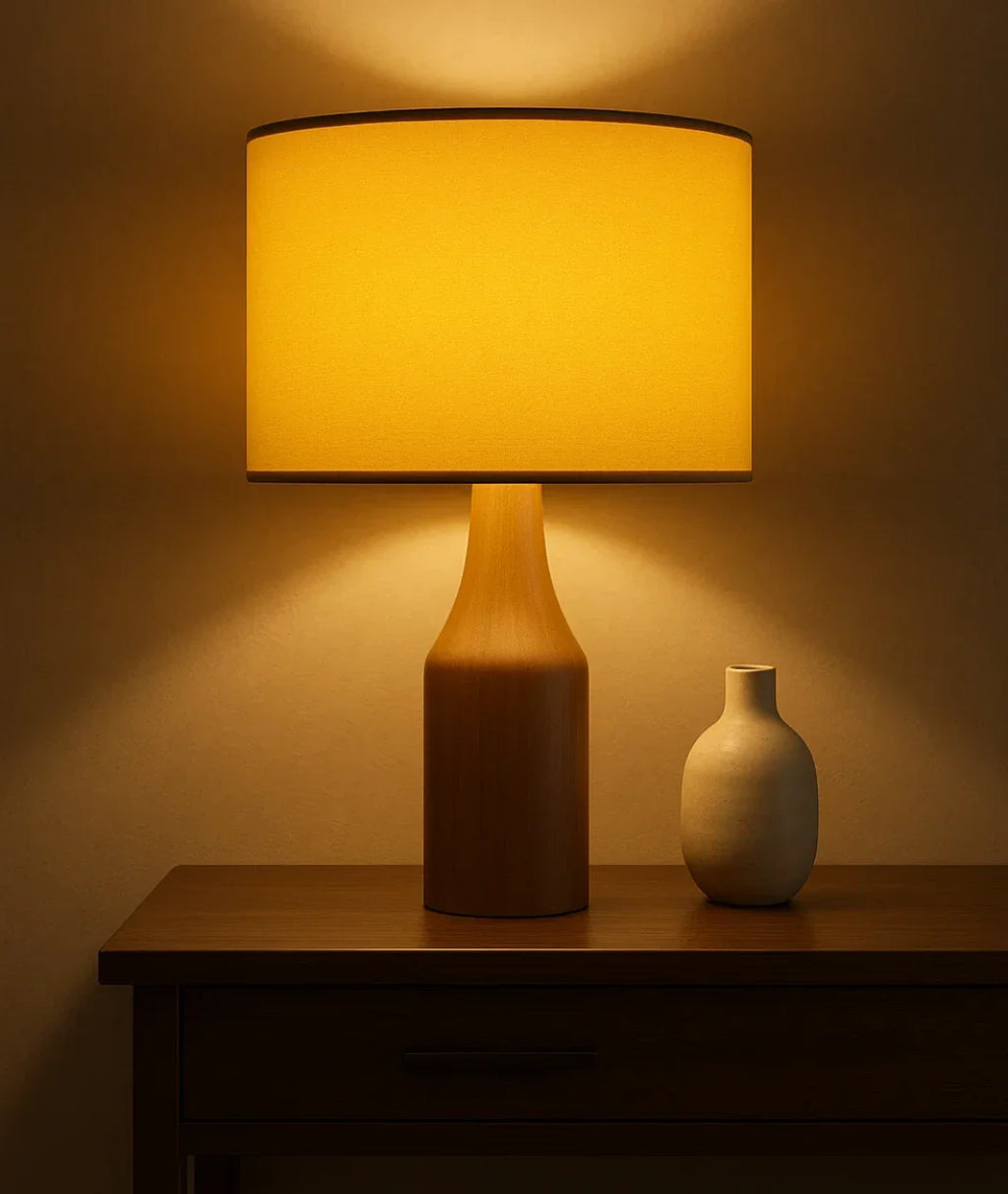 VECTOR  Table Lamp | Wooden Bedside Lamp